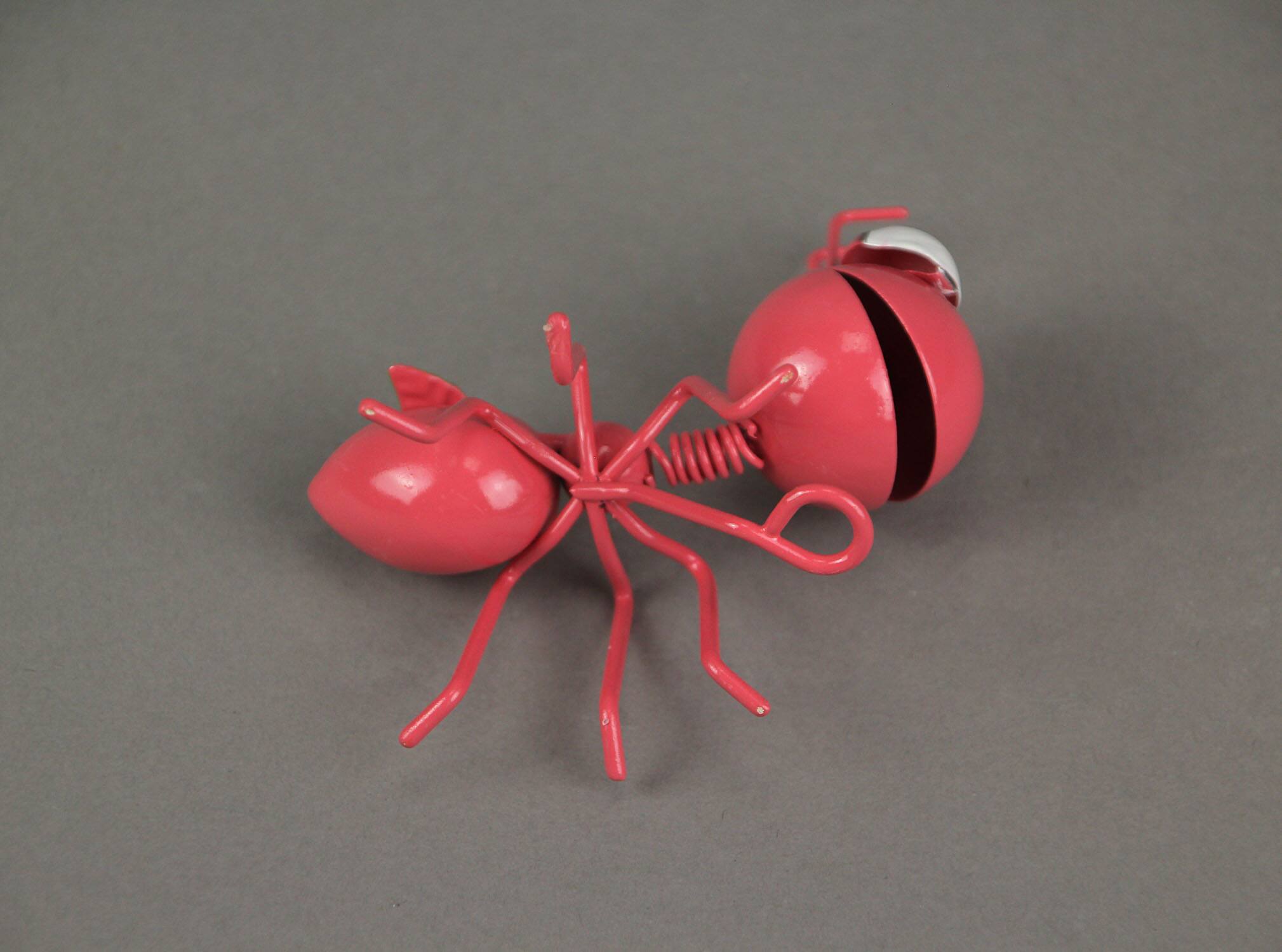 Alt View 3. Napco - Set of 8 Pink Metal Art 3.25 Inch Ant Table Sculptures Wall Hanging Decorations - Pink.