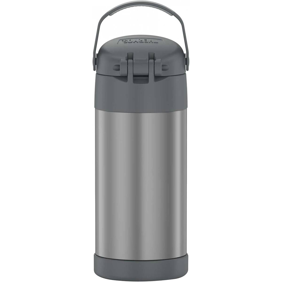 Alt View 2. Thermos - Thermos 12 oz. Kid's Funtainer Insulated Water Bottle - Gray - Gray.