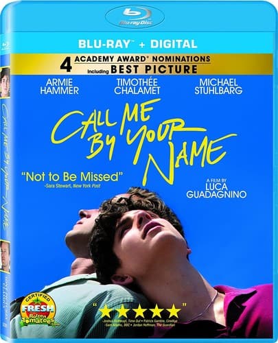 Front. Call Me by Your Name   - BLU-RAY.