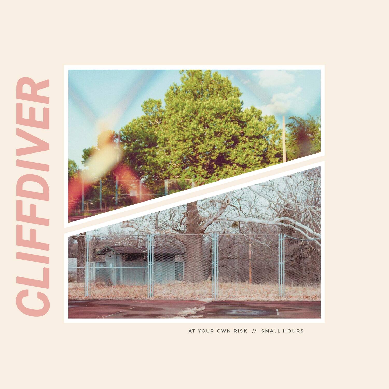 Cliffdiver - At Your Own Risk / Small Hours - Hot Pink - VINYL LP