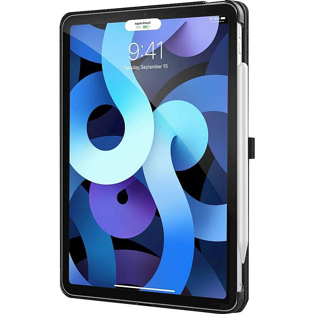 Alt View 11. SaharaCase - Venture Series Business Case for Apple iPad Air 10.9-inch (4th Gen, 5th Gen) and iPad Air 11-inch (M2 2024 and M3 2025) - Black.