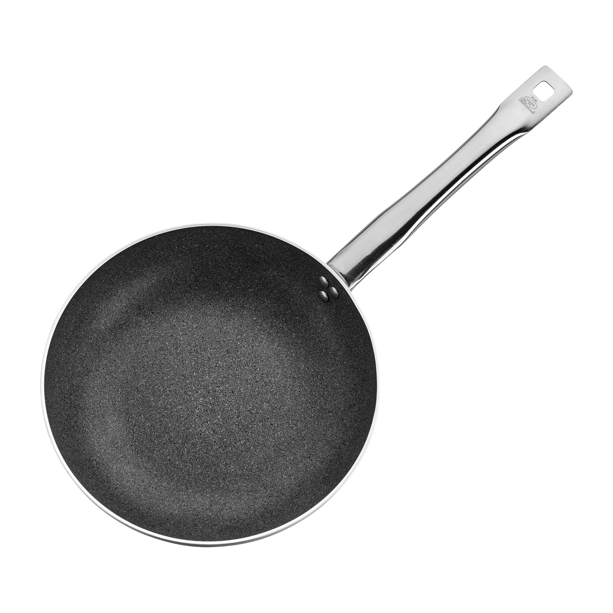 Alt View 3. Ballarini - Ballarini 11-inch Deep Fry Pan Professionale Series 2800 - Silver.