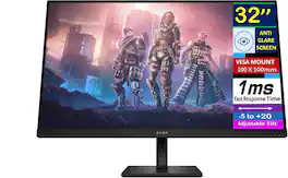 HP - Refurbished Excellent - OMEN 32" QHD IPS Monitor with 1ms Response Time, Anti-Glare, VESA Mount, HDMI (780K0AA#ABA) - Black