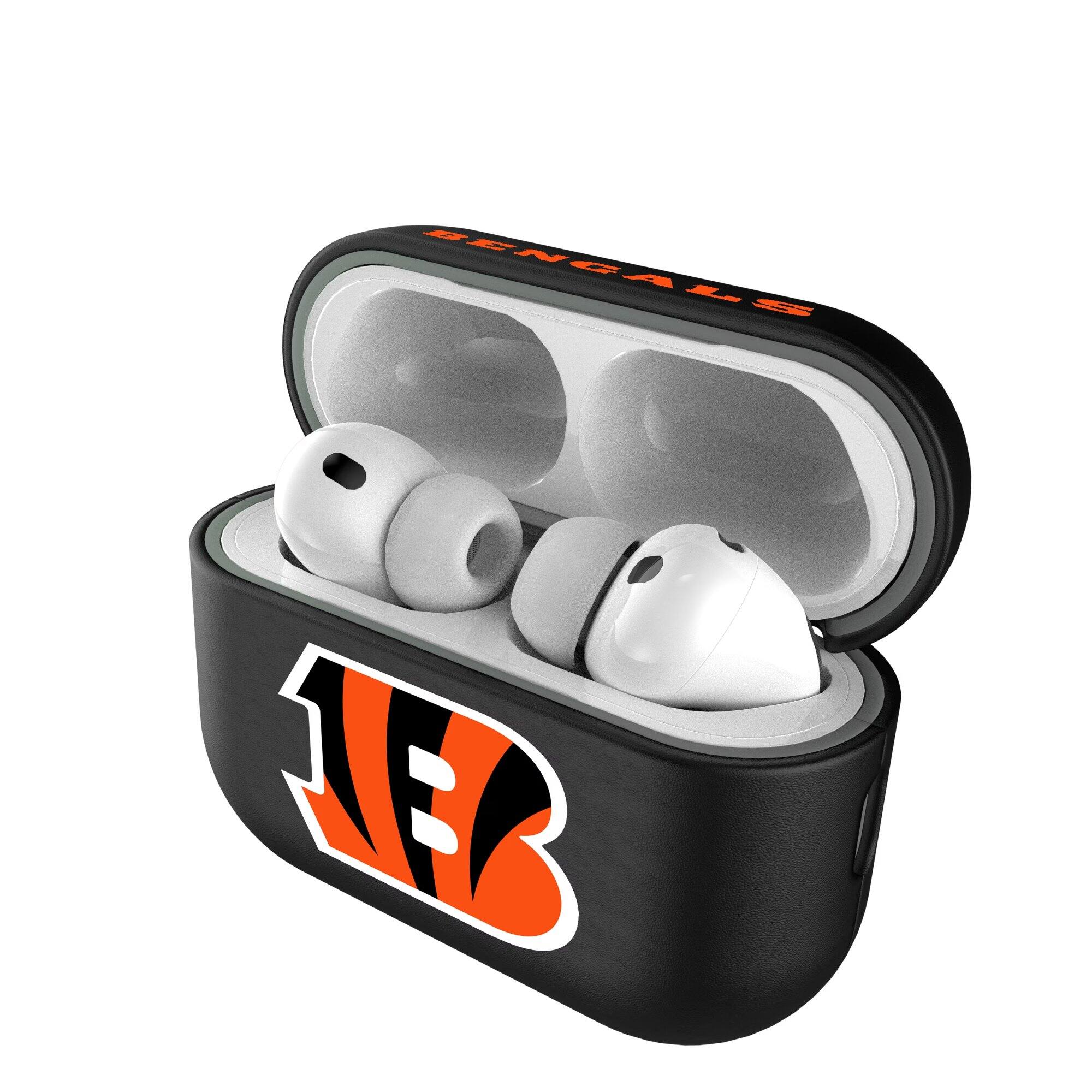 Alt View 3. Keyscaper - Cincinnati Bengals AirPods Pro 3rd Generation Case Cover - No Size - Black.