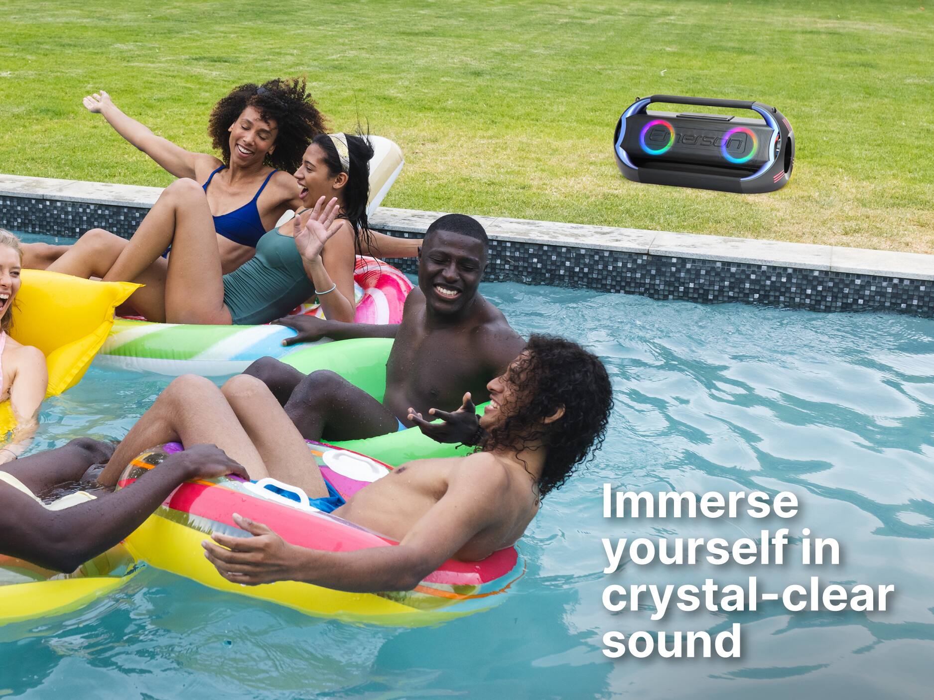 Immerse yourself in crystal-clear sound