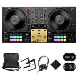 Hercules - DJControl Inpulse T7 Premium Controller+Headphones+Laptop Stand Bundle