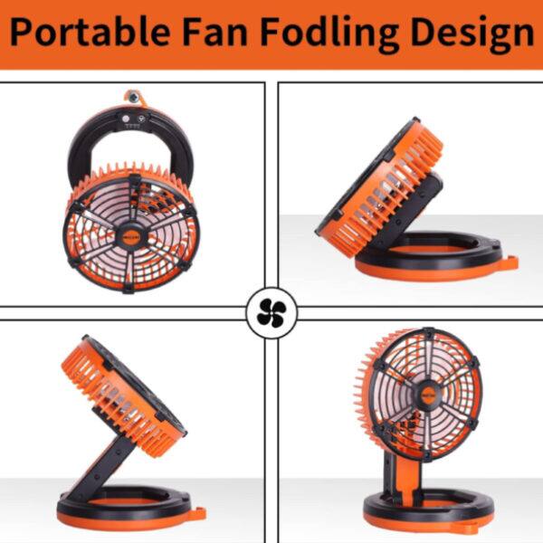Portable Fan Folding Design