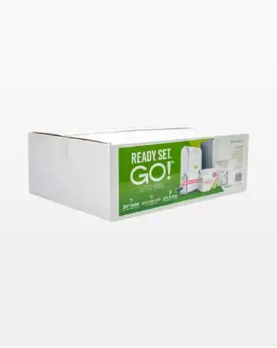 READY. SET. GO!  
90% faster than a traditional coffee maker