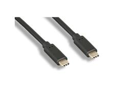 Nippon Labs - 1.5m USB 3.2 Gen 2x1 Type-C Male to Male Cable, 10Gbps, 60W PD Fast Charging, 20V 3A, Black