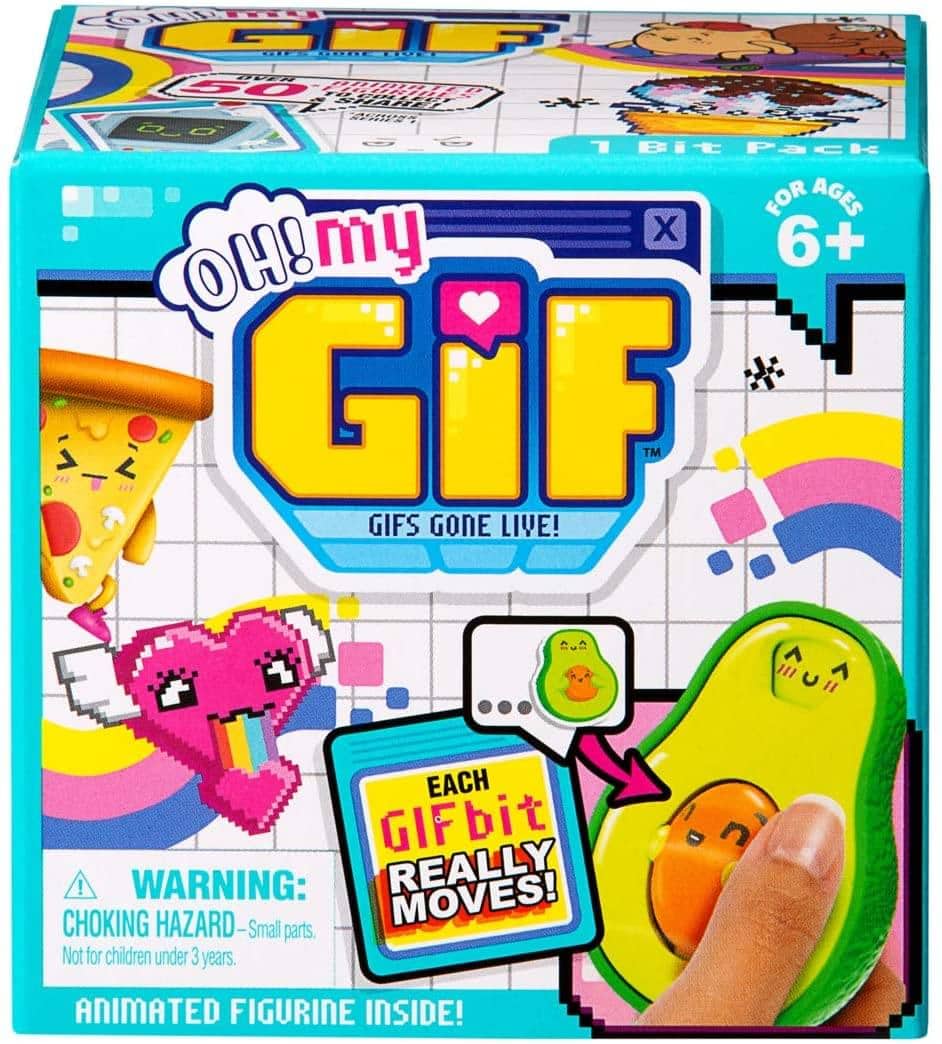 Moose Toys - Oh My GIF! GIFS Gone Live! Mystery GIFbit Figure | One Random - Blue price history on PriceWatchPro