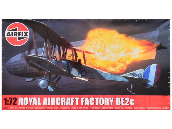 AIRFIX SL.11 1:72 ROYAL AIRCRAFT FACTORY BE2C A02101 MODEL KIT MAQUETTE A MONTER MODELLBAUSATZ MODELLO A SCALA BOUWMODEL MAQUETA PARA MONTAR PLASTBYGGSATS RAKENNUSSARIA MODELO PARA CONSTRUIR MODELBYGGESAT