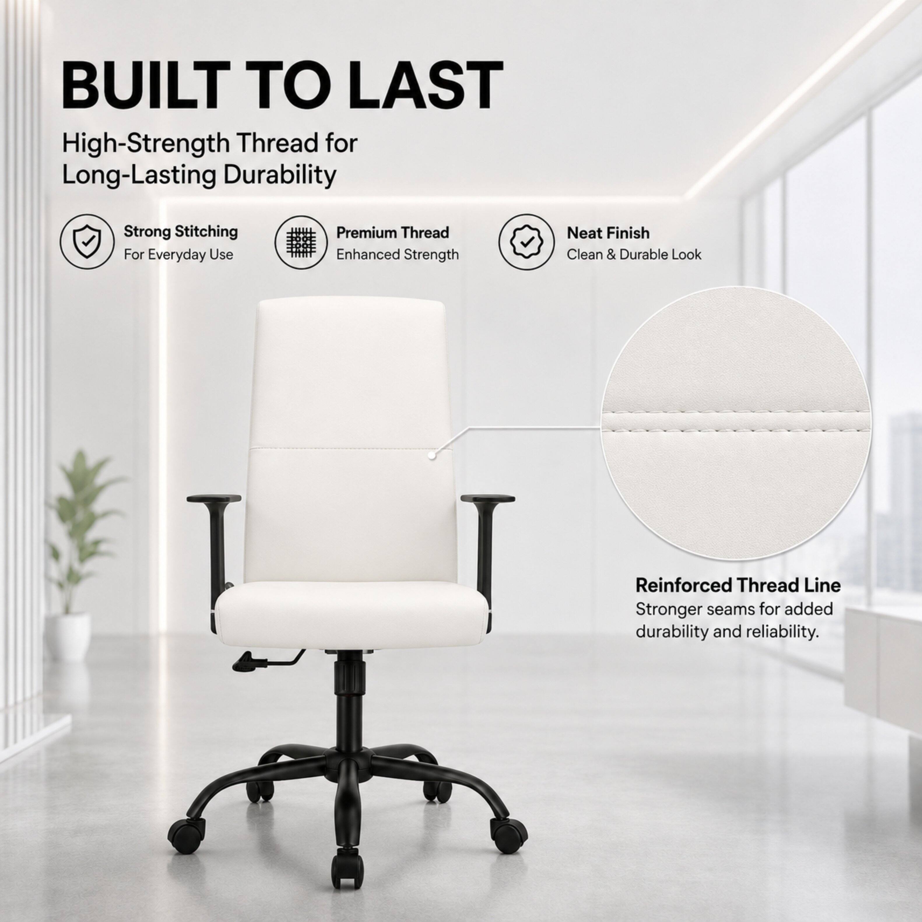 BUILT TO LAST  
High-Strength Thread for Long-Lasting Durability  
Strong Stitching For Everyday Use  
Premium Thread Enhanced Strength  
Neat Finish Clean & Durable Look  
Reinforced Thread Line Stronger seams for added durability and reliability.