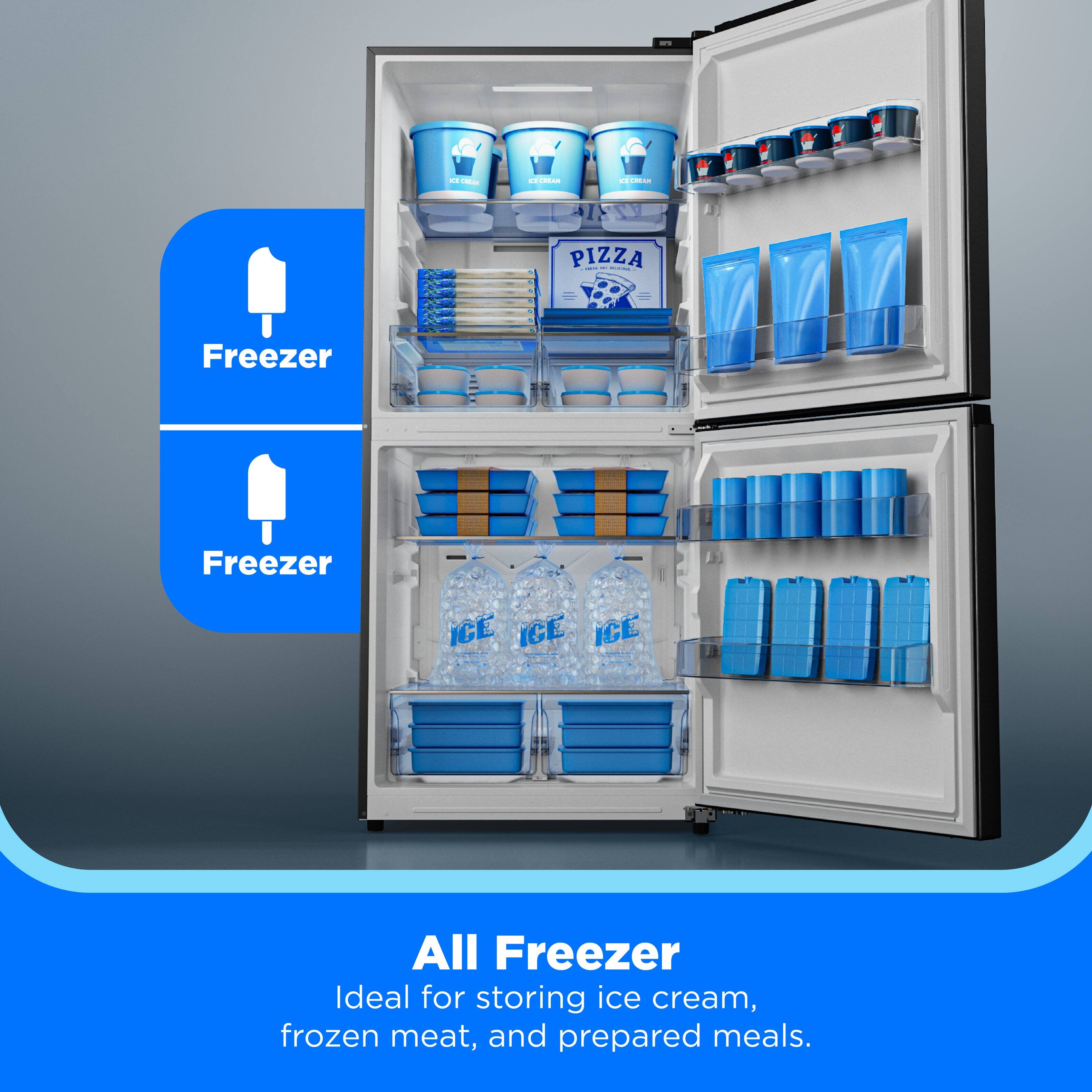 - PIZZA
- Freezer Freezer
- ICE ICE
- All Freezer
- Ideal for storing ice cream, frozen meat, and prepared meals.