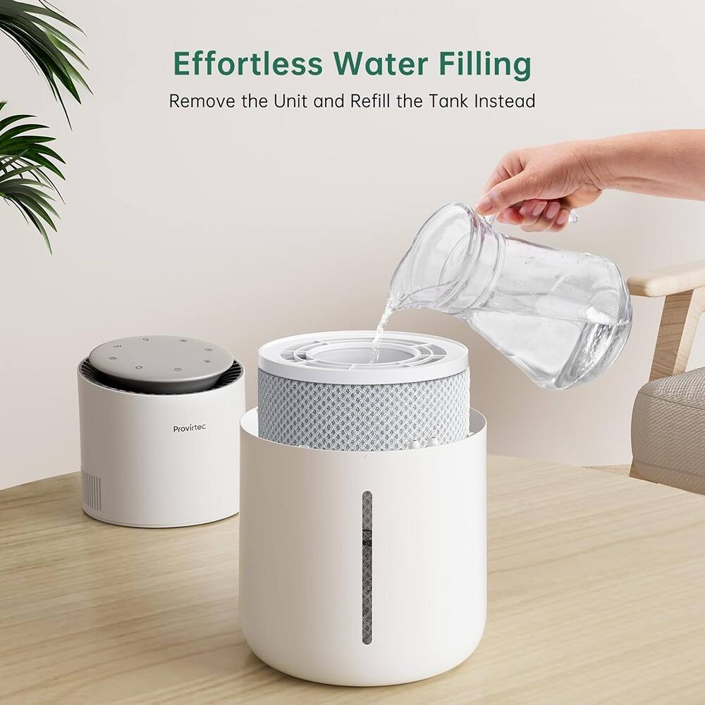 Effortless Water Filling  
Remove the Unit and Refill the Tank Instead