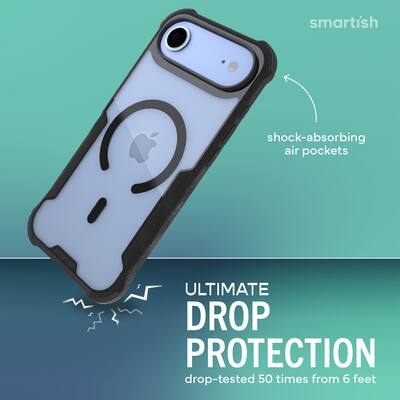 Gripzilla iPhone 17 Air Case with MagSafe | Ultra-Grippy, Tough Protection iPhone Air / Clearly Black Gripzilla iPhone 17 Air Case with MagSafe | Ultra-Grippy, Tough Protection iPhone Air / Clearly Black