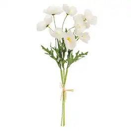 BreeBe - White Garden Poppies Bundle 16" - White, Green