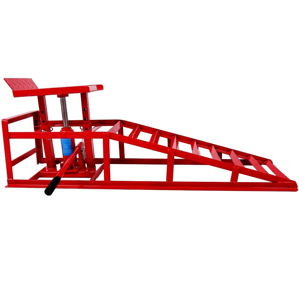Alt View 1. Ropilly - 5 Ton Heavy Duty Truck Service Ramps Automotive Lift Repair Frame Adjustable Height Garage Lift 2 Pack.