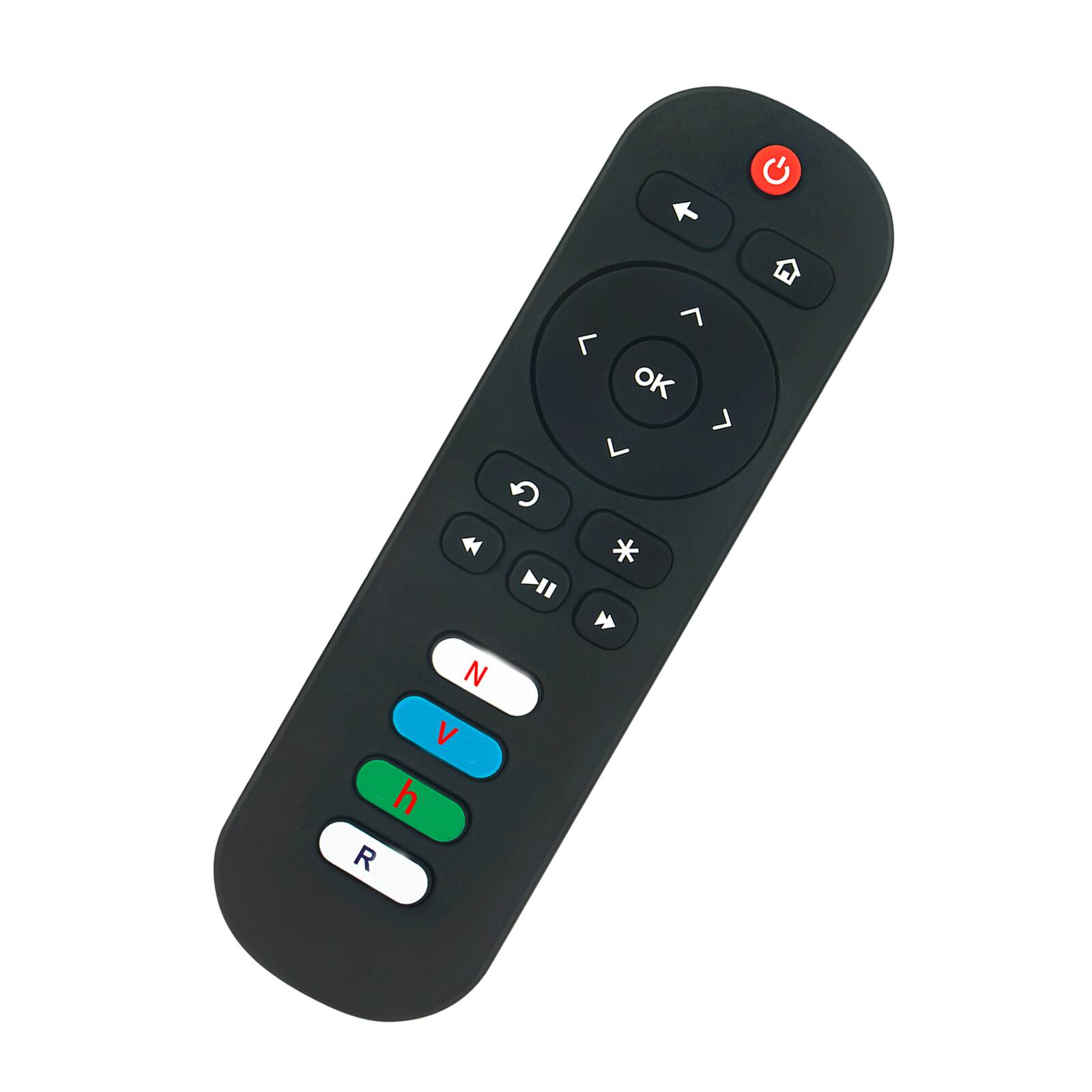 Left. WINFLIKE - New Universal Replacement Remote Control fit for TCL Roku TV Remote Controller - black.