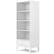 Angle. Simpli Home - Harper Bookcase with Storage - White.