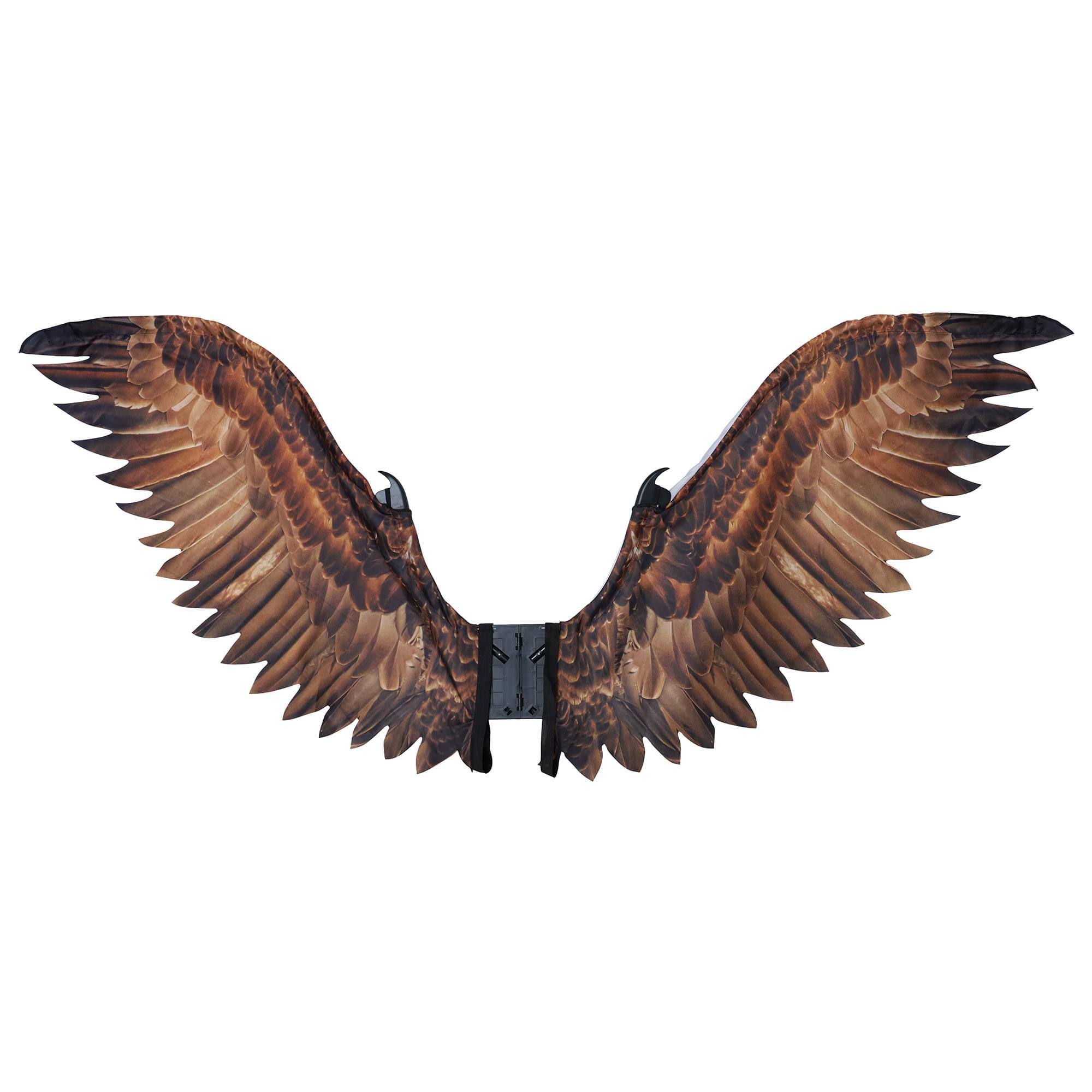 Alt View 1. California Costumes - Eagle Bird Of Prey Costume Wings | One Size Fits Most - Brown.