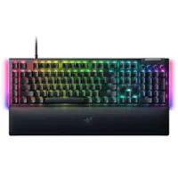 Razer - BlackWidow V4 Full Size Wired Mechanical Green Switch Gaming Keyboard with Chroma RGB - Black - Front_Zoom