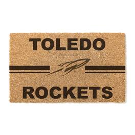 Jardine - Toledo Rockets 18" x 30" Team Logo Doormat - Brown