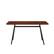 Alt View 24. Walker Edison - Modern Dining Table - Dark Walnut.