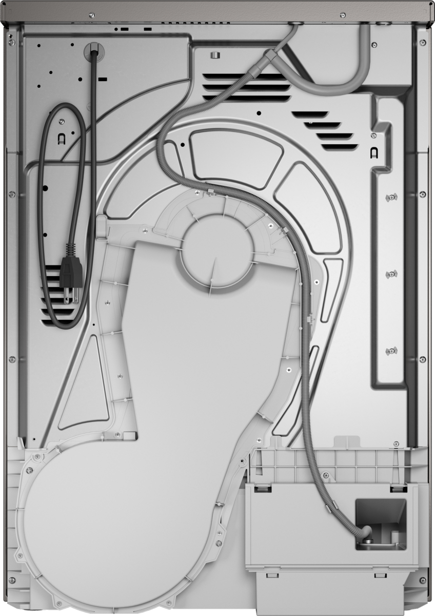 Back. Asko - 4.2 cu. ft. Stackable Electric Vented Dryer - Butterfly Drying System, Soft Drum Technology, 12 Programs – White - White.