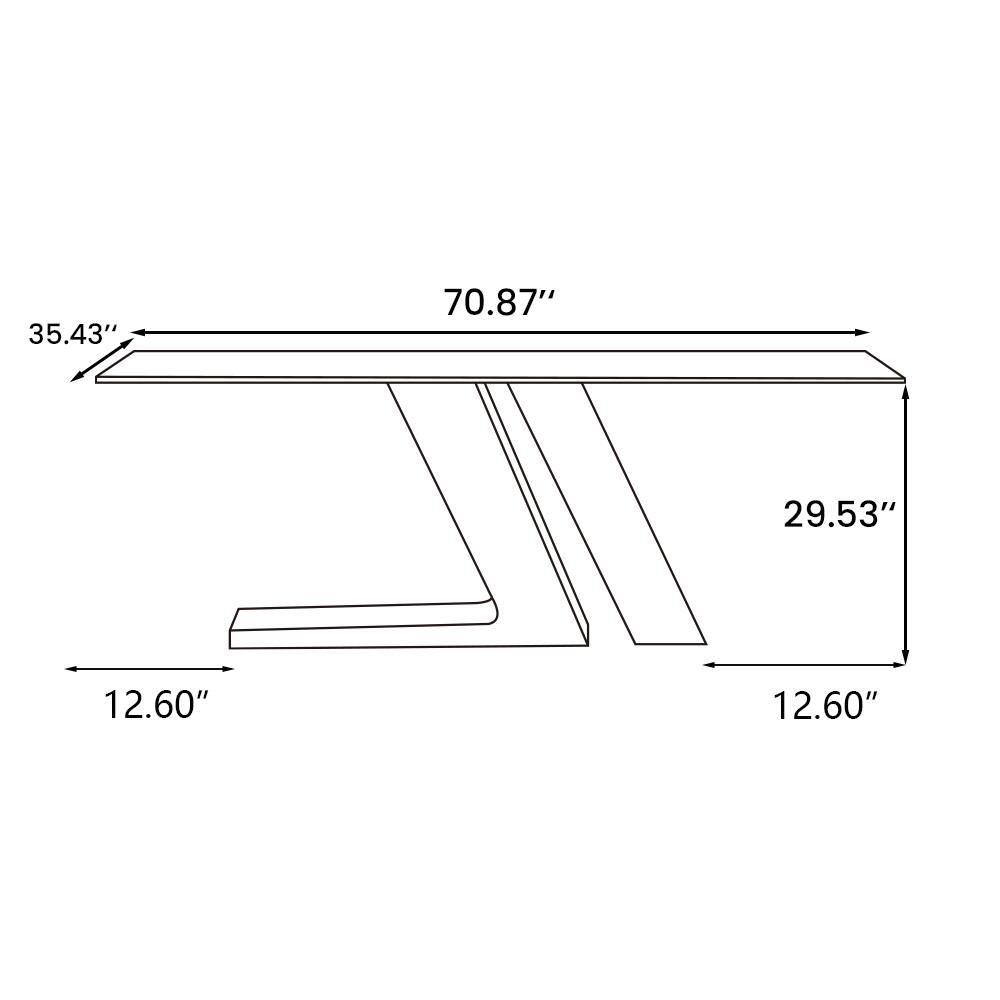 35.43" 70.87" 29.53" 12.60" 12.60"