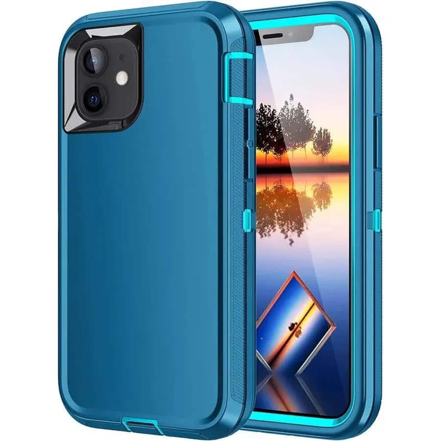 Entronix - Case for iPhone 11 - Triple-Layer Heavy Duty Protection - Teal