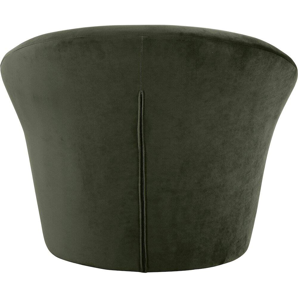 Alt View 4. Meridian Furniture - Tristan Green Velvet Accent Chair - Green.