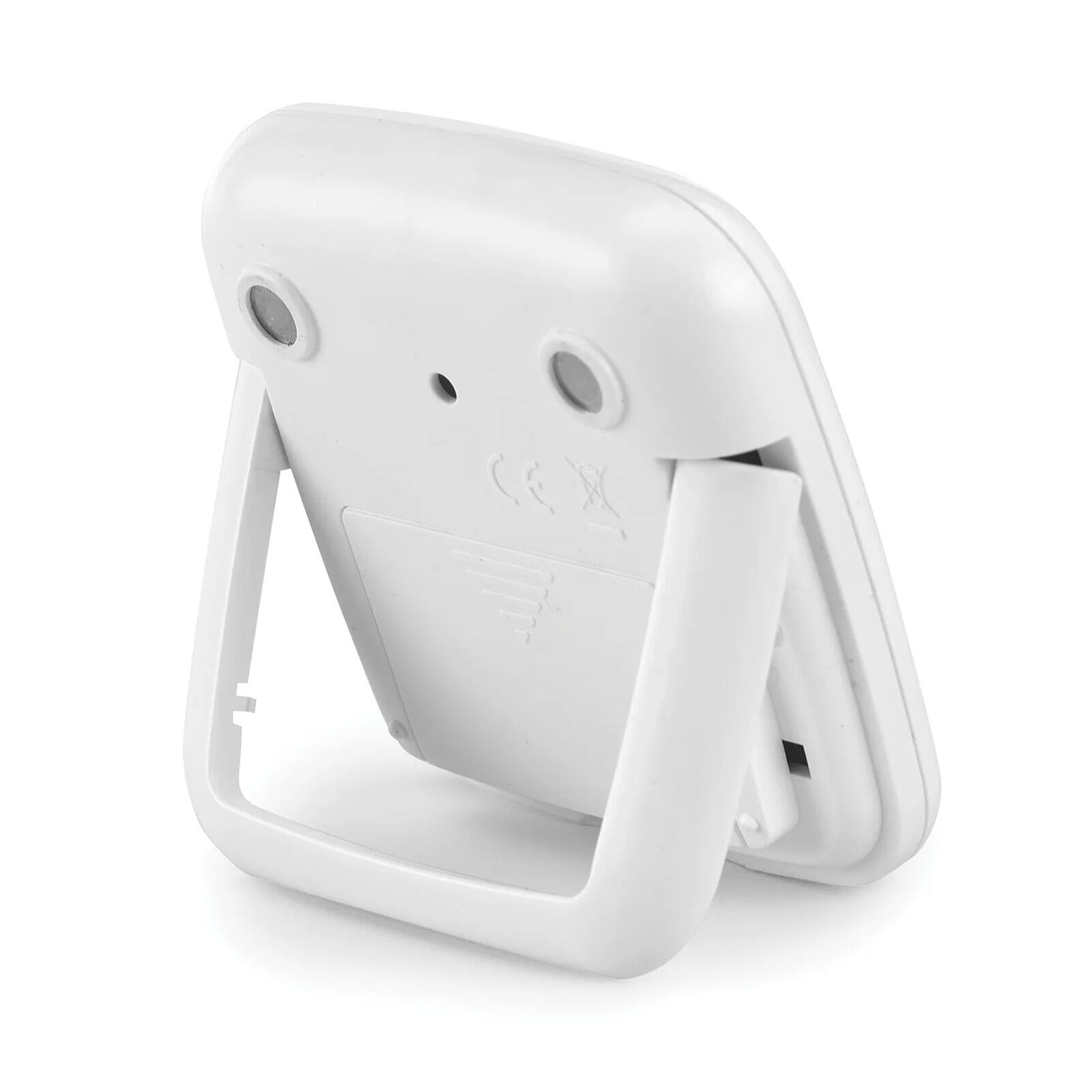 Alt View 2. Polder - Digital Kitchen Timer, White - White.