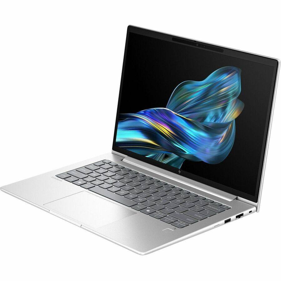 Alt View 3. HP - HP EliteBook 6 G1q 14" Copilot+ PC Notebook - WUXGA - 60 Hz - Qualcomm Snapdragon X Plus X1P-42-100 - 32 GB - 1 TB SSD - - Pike Silver.