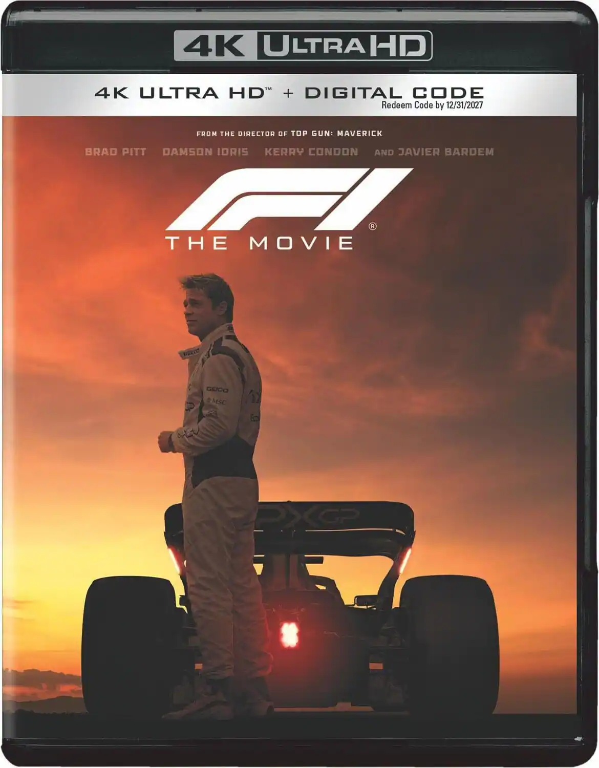 Front. F1: The Movie - 4K Blu-Ray.