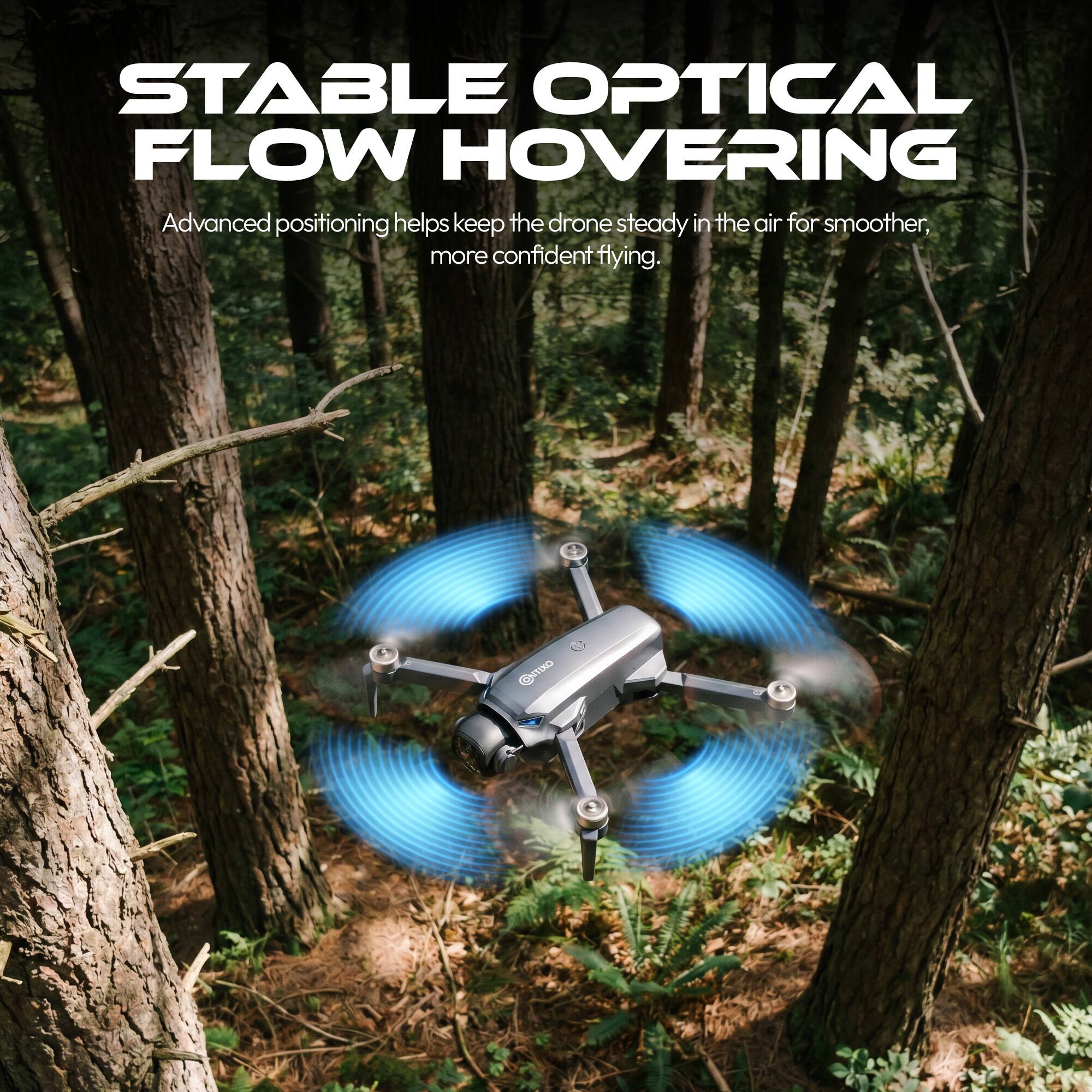STABLE OPTICAL FLOW HOVERING  
Advanced positioning helps keep the drone steady in the air for smoother, more confident flying.