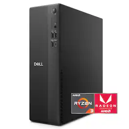 Dell - Slim Desktop - AMD Ryzen 3 110 2025 - 8GB Memory - AMD Radeon 660M - 512GB Storage - Black