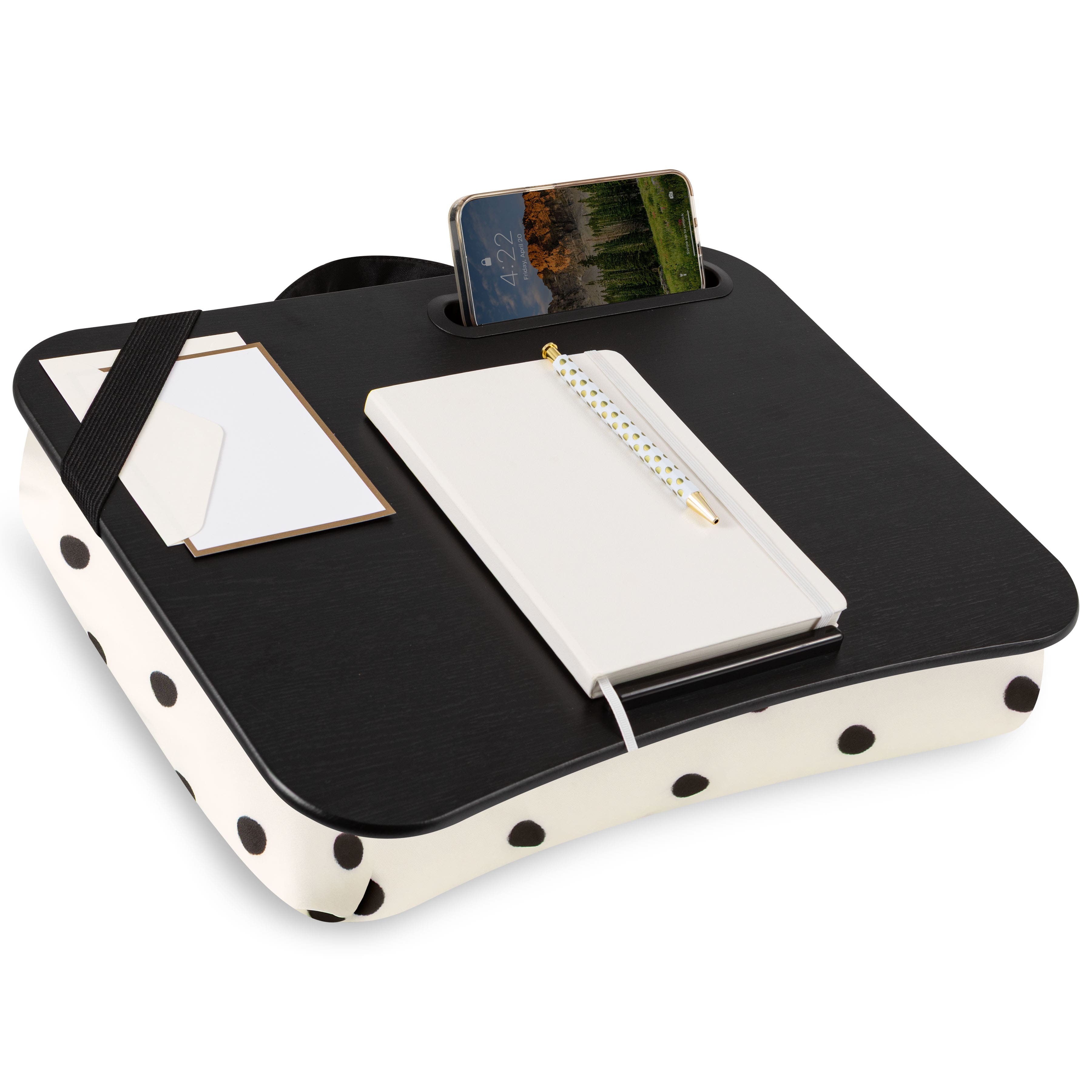 LapGear - Designer Lap Desk - Black Dots