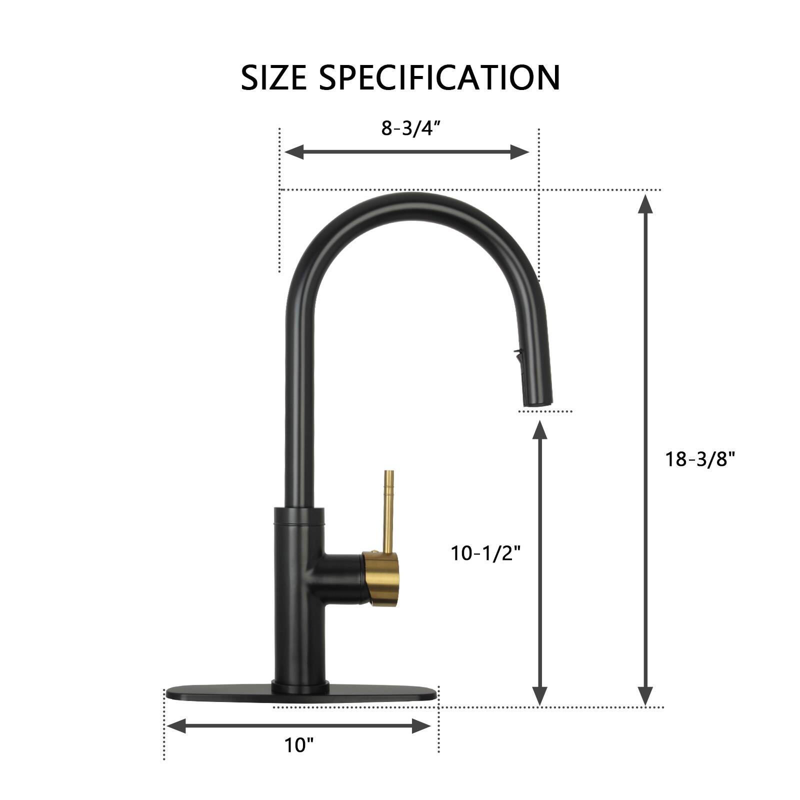 SIZE SPECIFICATION  
8-3/4"  
18-3/8"  
10-1/2"  
10"