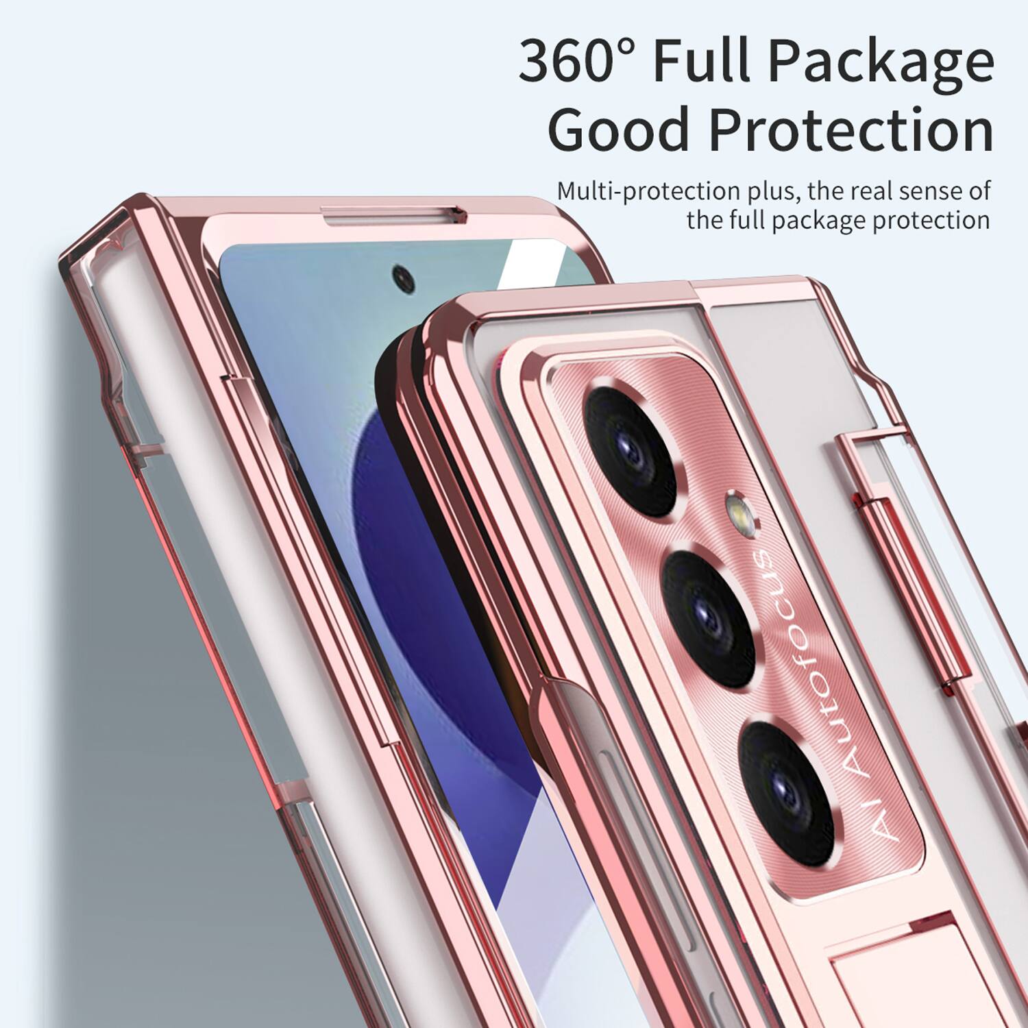 360° Full Package Good Protection  
Multi-protection plus, the real sense of the full package protection  
AI Autofocus