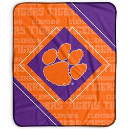 Pegasus - Clemson Tigers 50" x 60" Diamond Logo Fleece Blanket - Multicolor