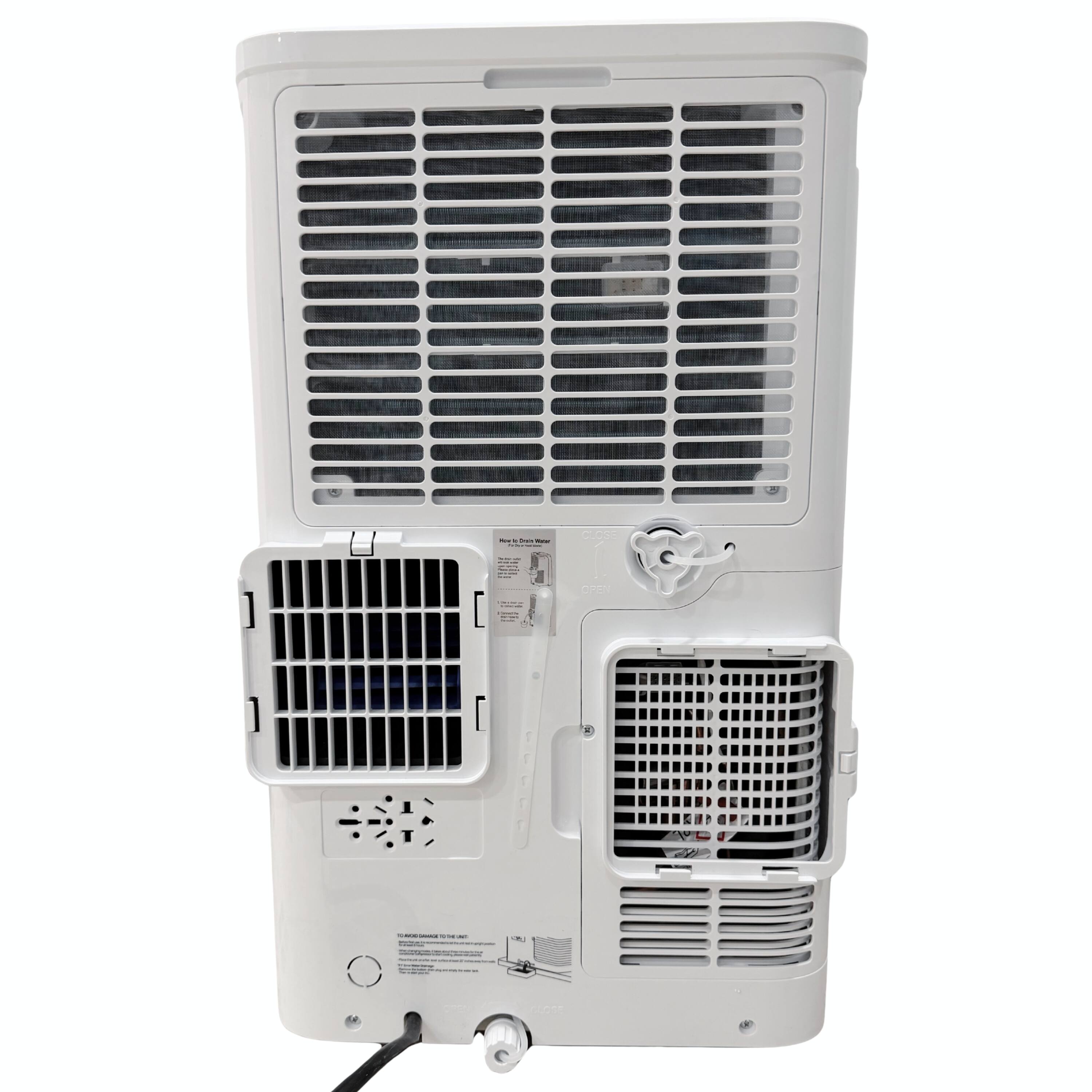Alt View 1. Equator - Equator 16000 BTU Inverter Portable AC Dual Hose with Heat Pump, 4-in-1 Cooling Heating Dehumidifier Fan, 700 Sq Ft - White.