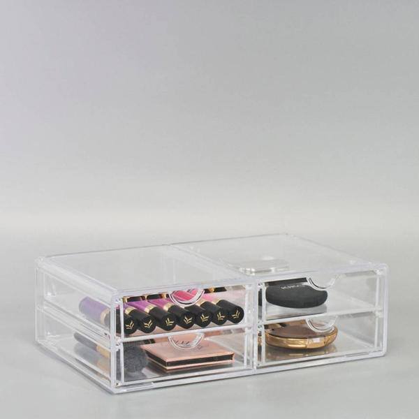 Alt View 1. Sorbus - Sorbus Large Stackable Acrylic Drawers - 1 Clear Storage Drawers for Organizing Make up, Nail Polish - Clear.