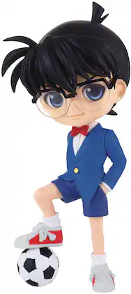 PopMarket - BanPresto - Case Closed - Conan Edogawa Q posket Version B Statue - COLLECTIBLES - Multicolor