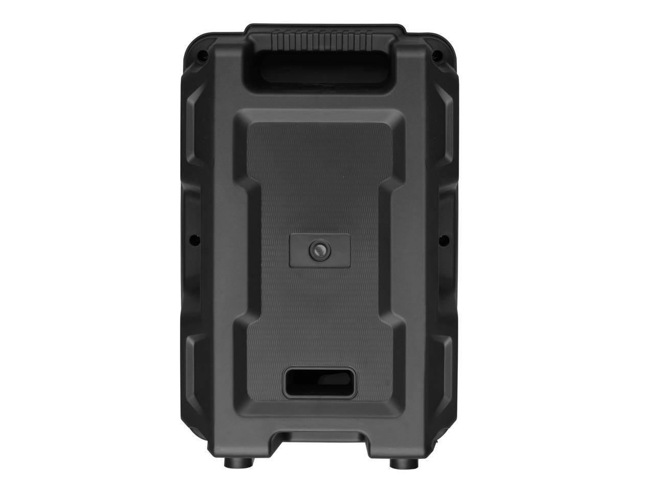 Alt View 4. Supersonic - Supersonic IQ-2108BT 8" Bluetooth Speaker w/TWS, LED, USB/SD/AUX/FM, 5W, 1200mAh - Black.
