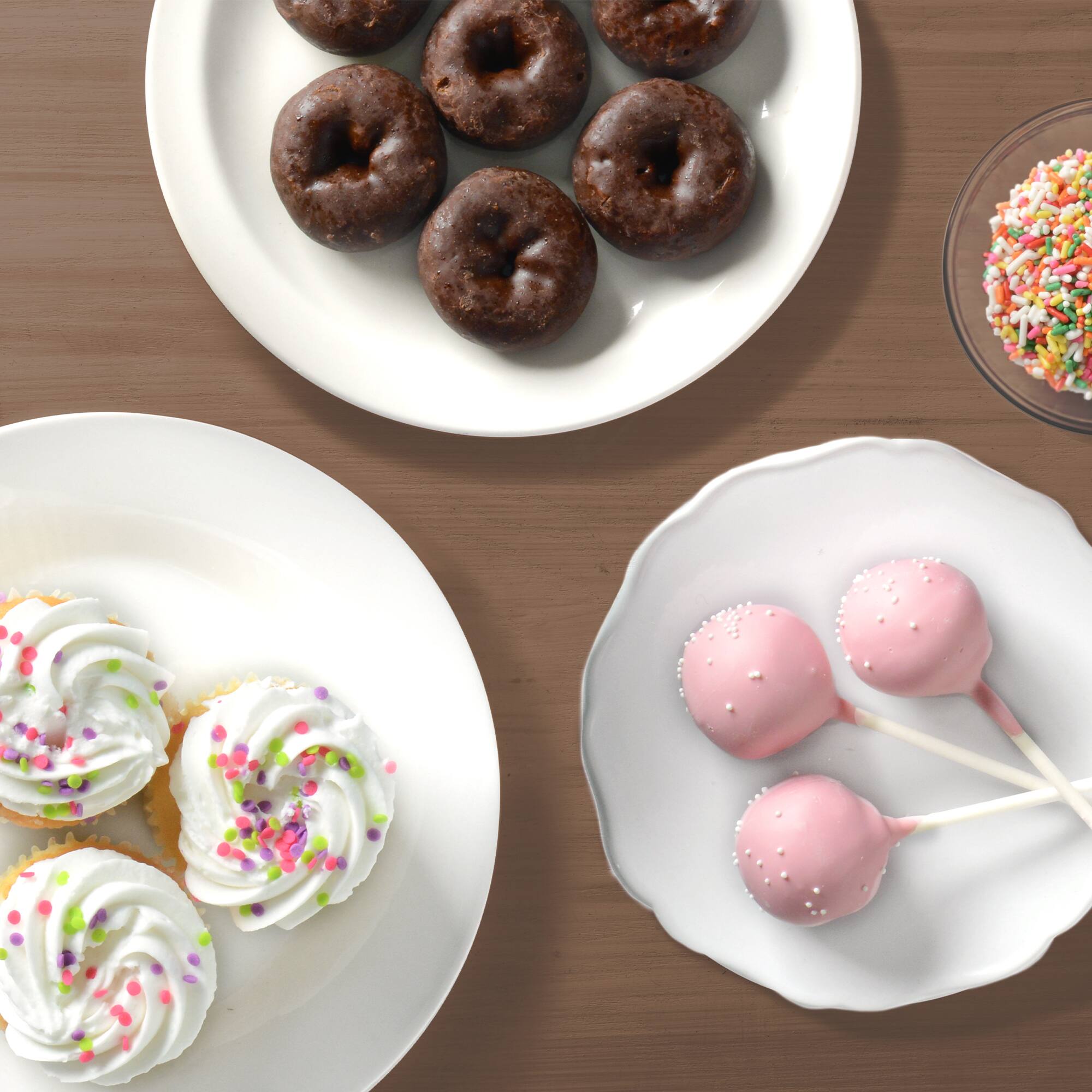 Alt View 3. Babycakes - 3-in-1 Removable Treat Maker - Red.