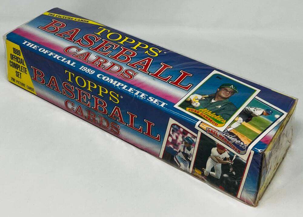 792 Picture Cards Official 1989 The Baseball Official Topps Complete T2 Set Picture Cards 1989 Cards Topps Complete Baseball Set Jose Canseco Orel Hershiser
