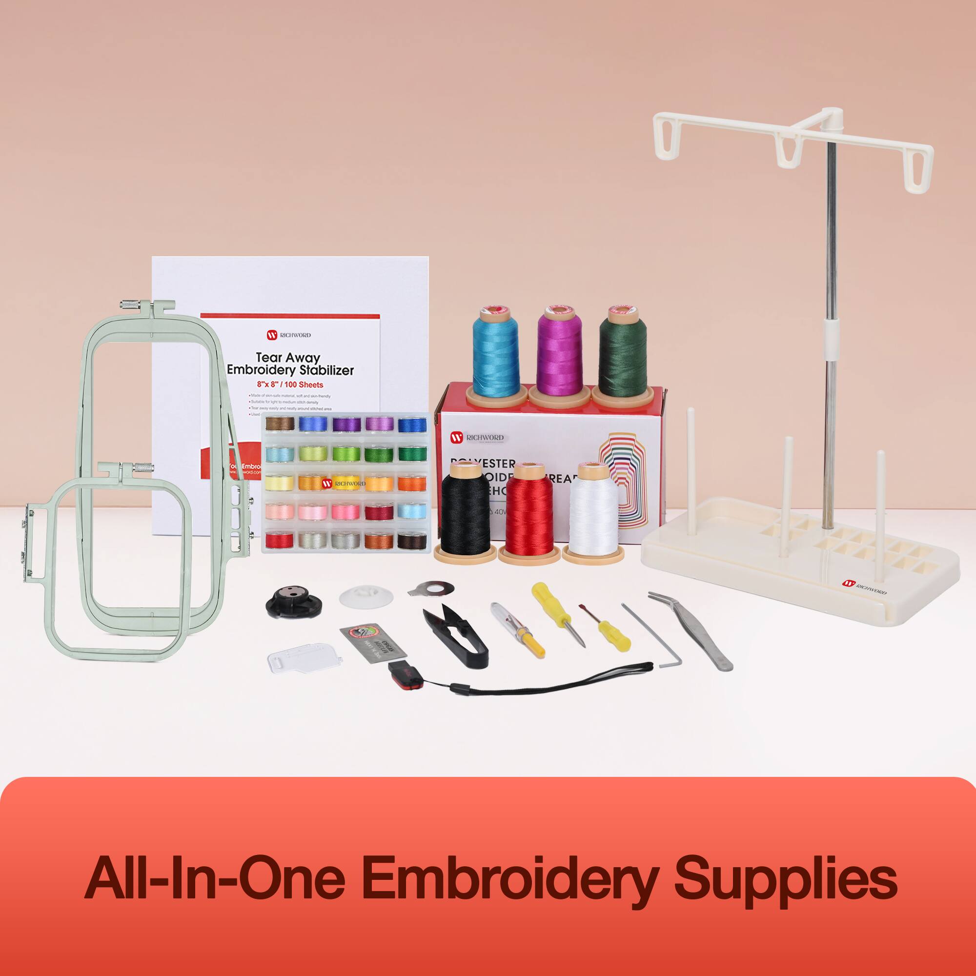 Tear Away Embroidery Stabilizer 8" x 8" / 100 Sheets

All-In-One Embroidery Supplies