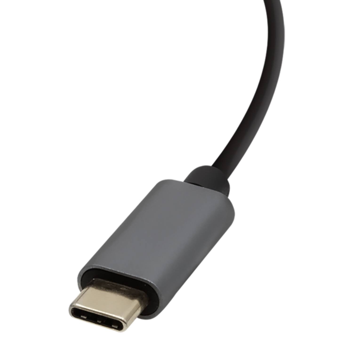 Back. Helix - Helix Ethadpchv Usb-c To Hdmi And Vga Adapter - Black.