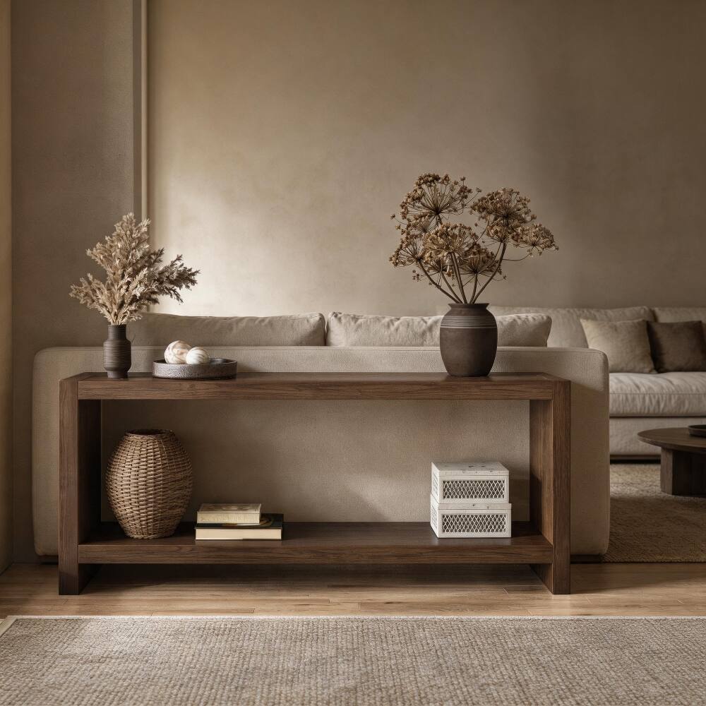 Rustic Farmhouse Console Table