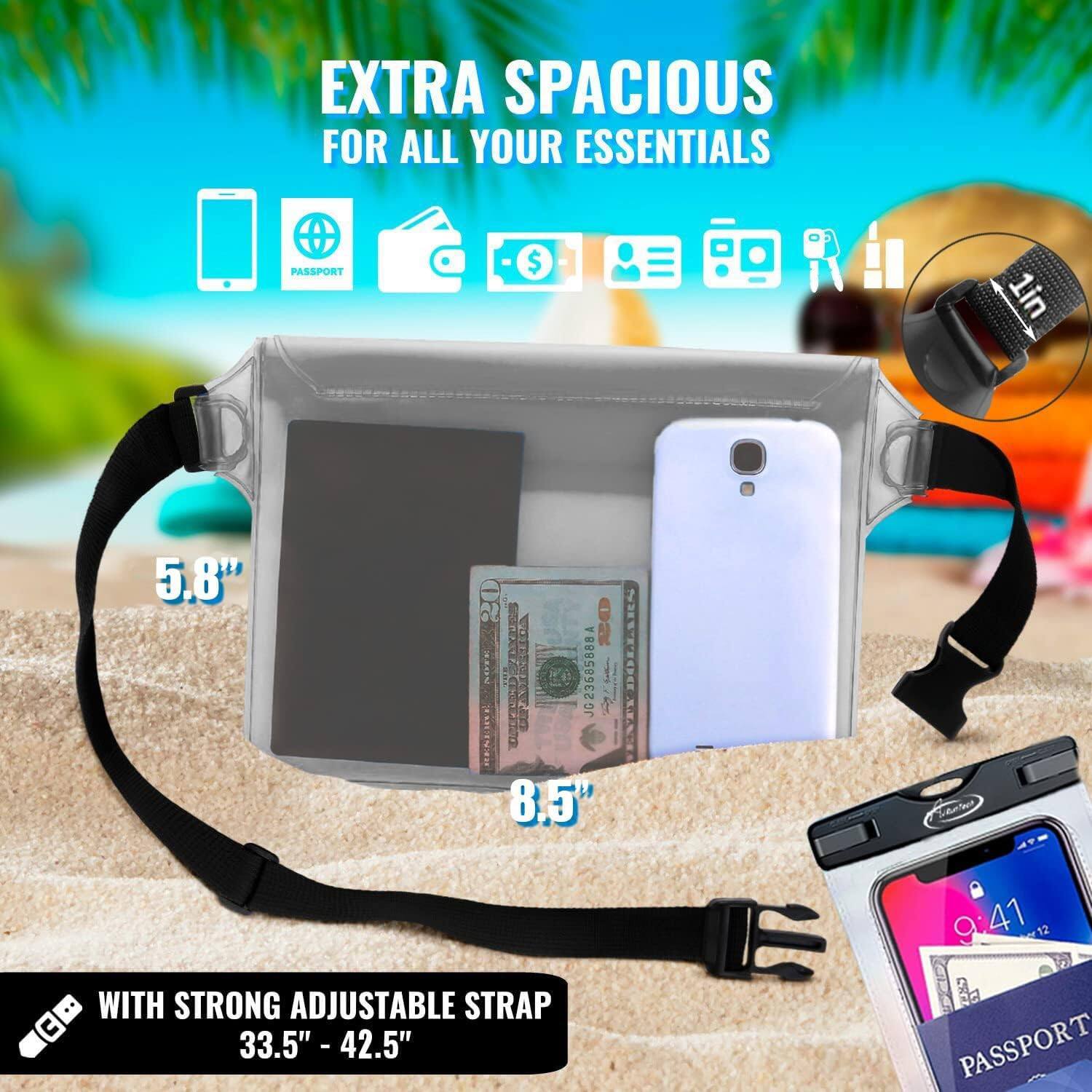 METALTON Waterproof Cell Phone Bag 4 Pack Clear Pouches For Outdoor ...
